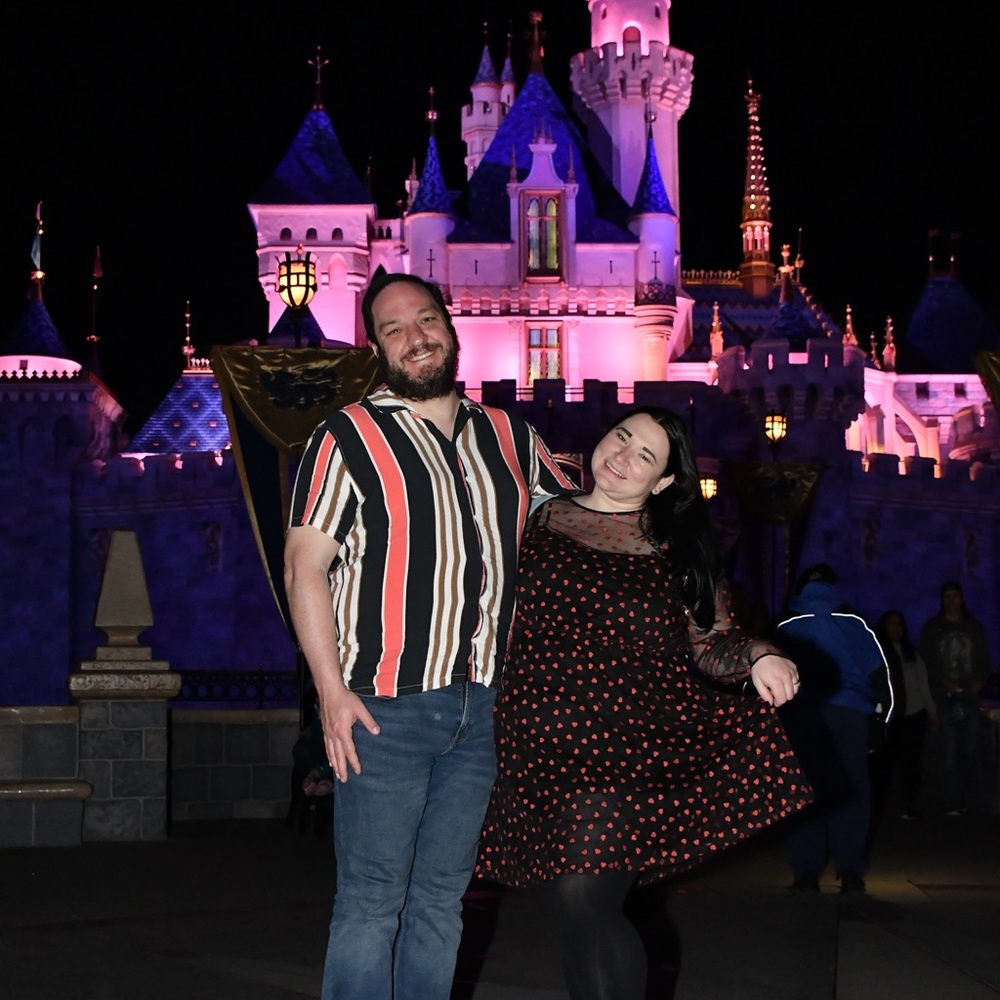 ModCloth Black Sheer Long-Sleeve Dress with Red Heart Print - Picture 7 of 7
